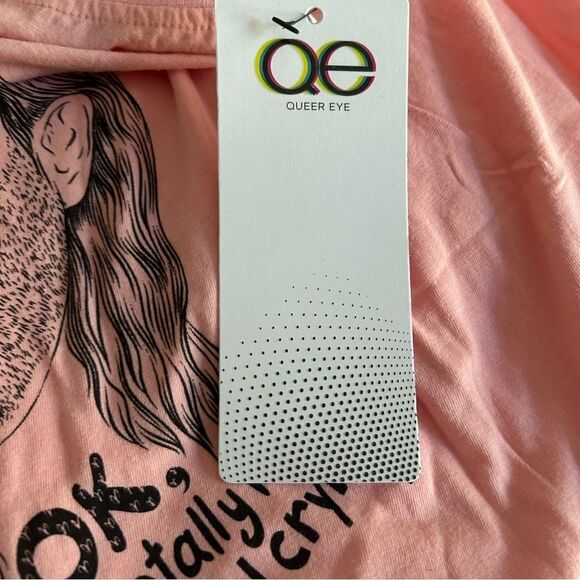 Queer Eye Pink Unisex T Shirt Ok, It's Totally Fine Size M NWT - Picture 5 of 6